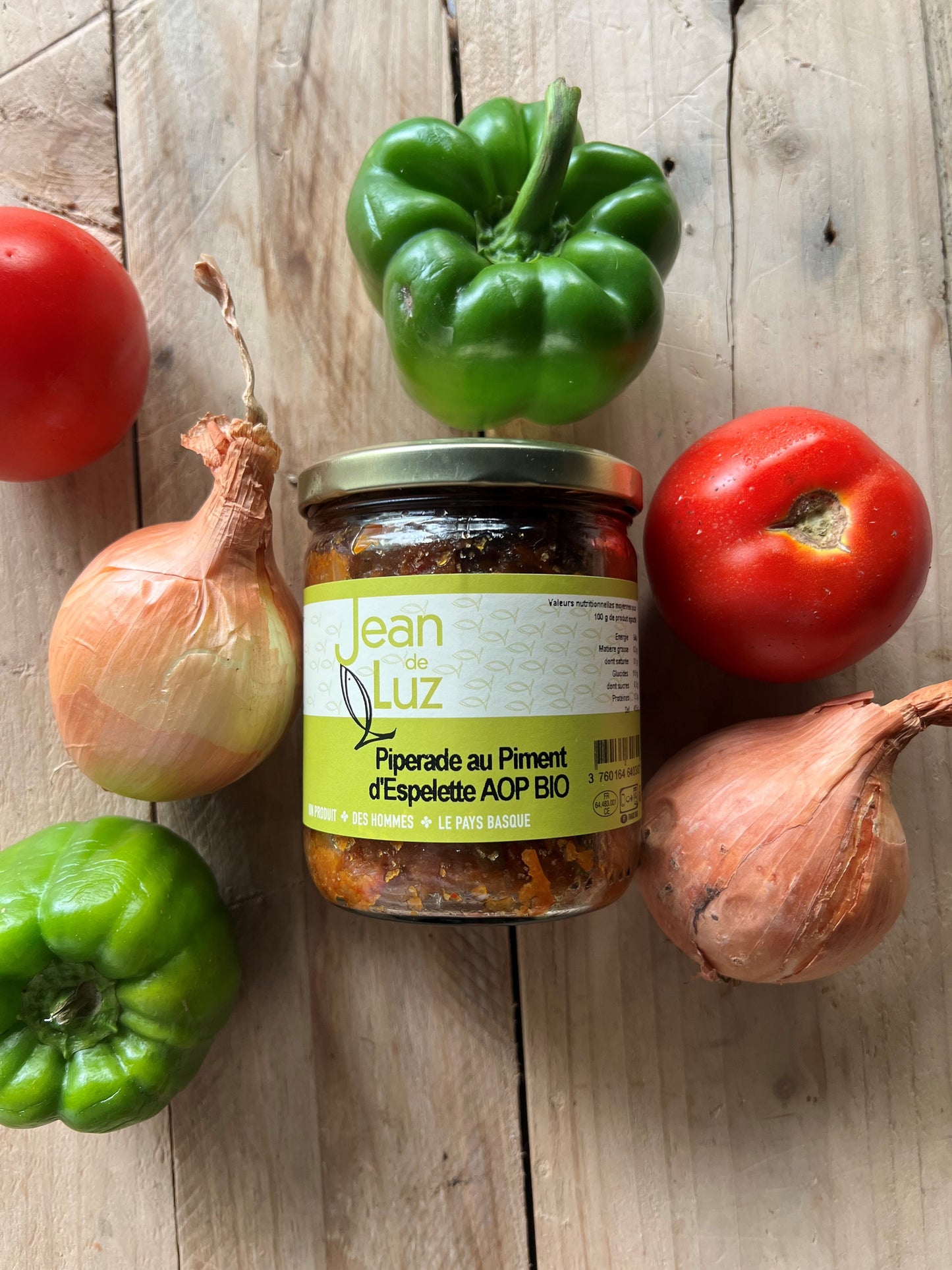 Piperade with organic AOP Espelette pepper