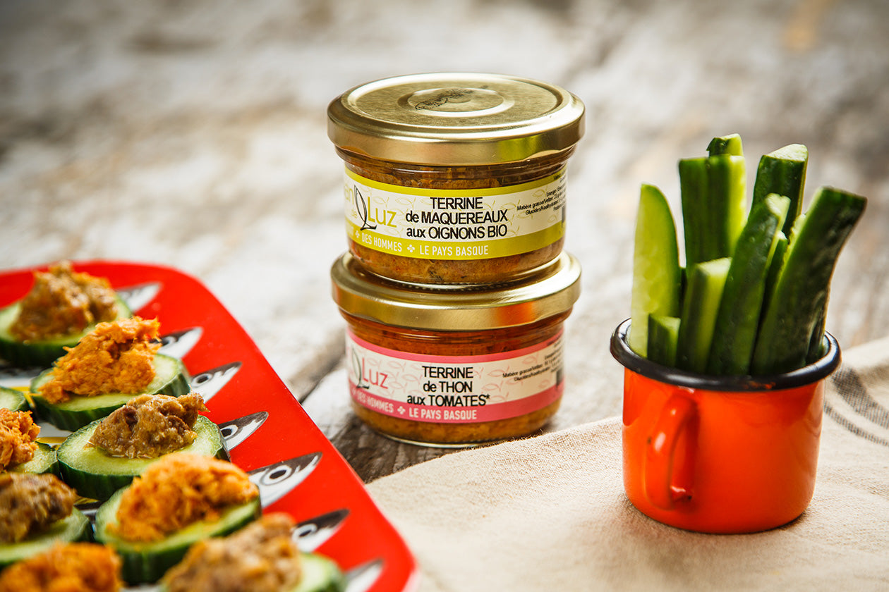 Organic mackerel and onion terrine - 85gr
