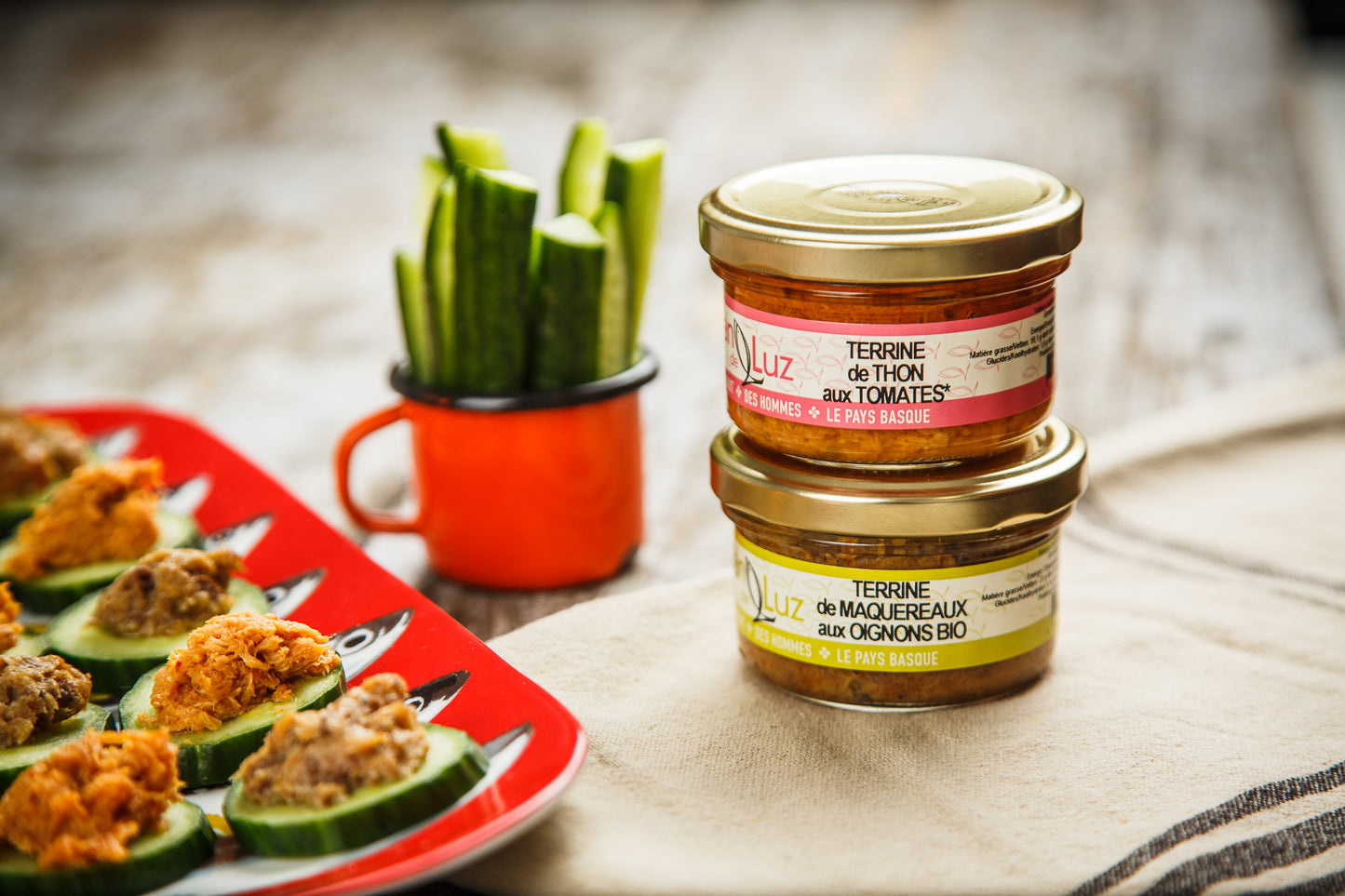 Organic mackerel and onion terrine - 85gr