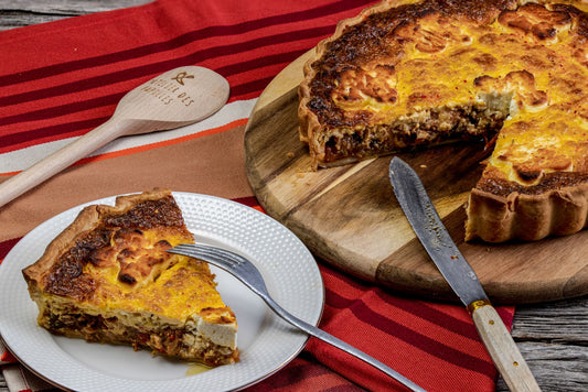 Tarte au thon basquaise et au brebis frais