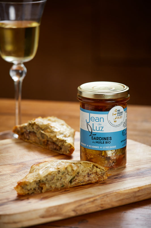 BRICKS DE SARDINES ET CAVIAR D'AUBERGINES