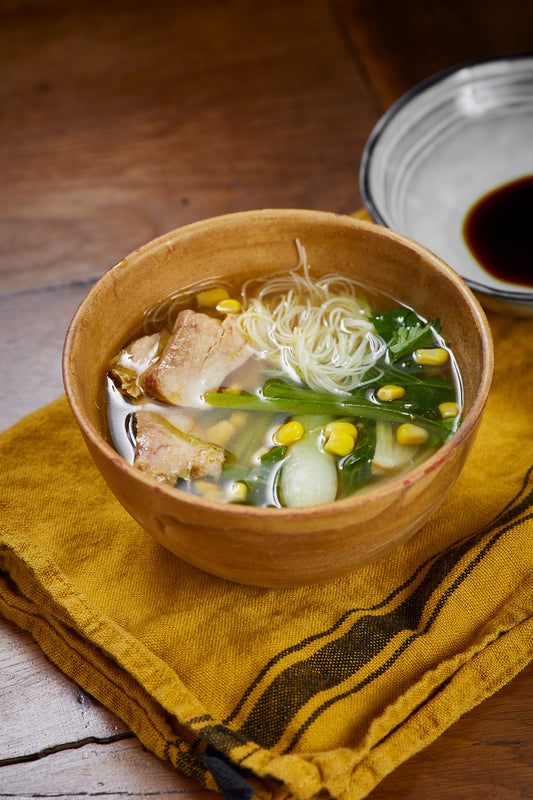 RAMEN A LA VENTRECHE ET AUX OIGNONS FRAIS