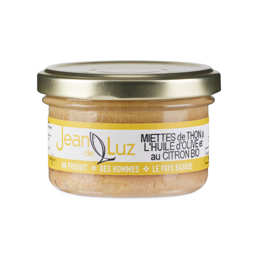 Miettes de Thon Germon à l'huile d'olive et au citron bio - 85g