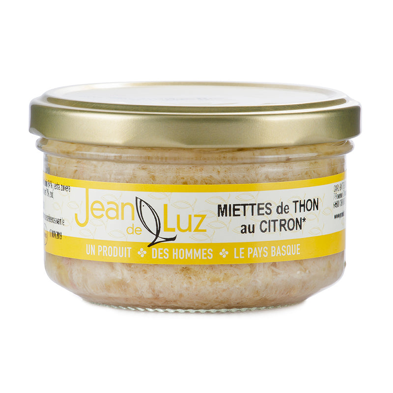 Miettes de Thon Germon au citron et à l'huile d'olive bio - 140gr