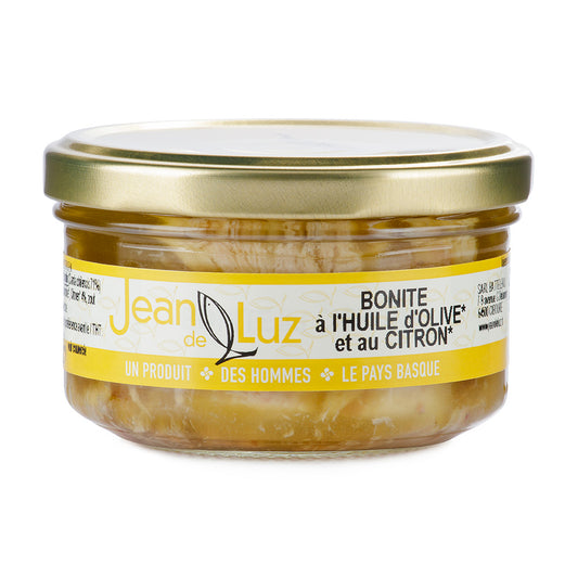 Bonito fillet in olive oil and organic lemon - 140gr 