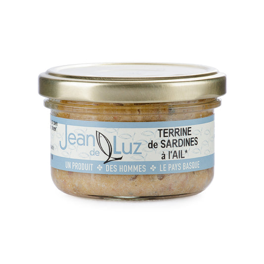 Terrine de sardines à l'ail bio - 85g
