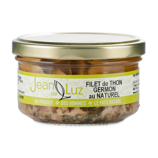 Albacore tuna fillet in natural form flavored with bay leaf - 140gr 