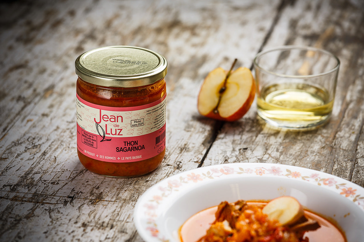 Sagarnoa tuna, cooked with cider and spices from the Basque Country - 380gr 